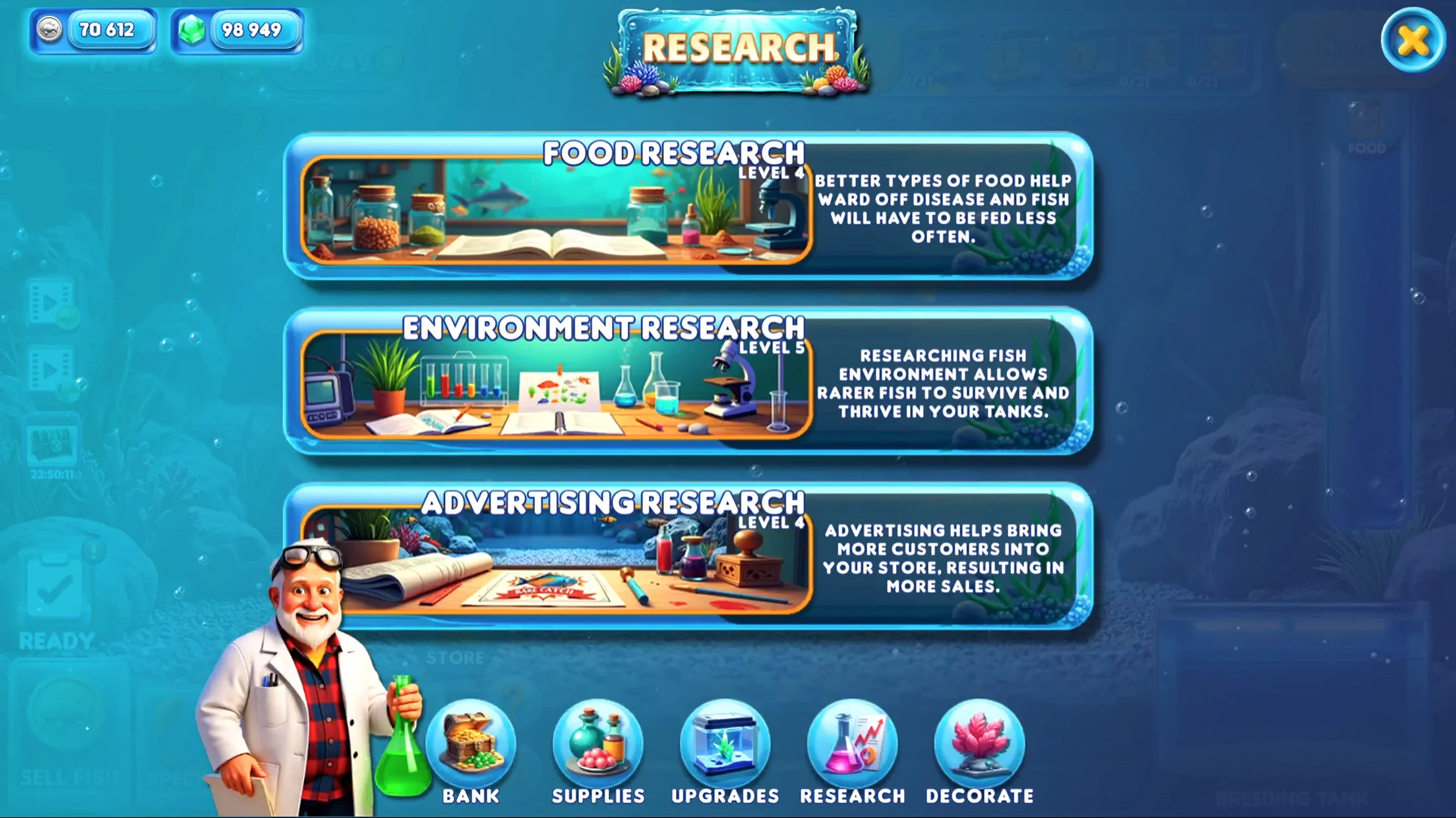 Fish Tycoon 3 Virtual Aquarium screenshot