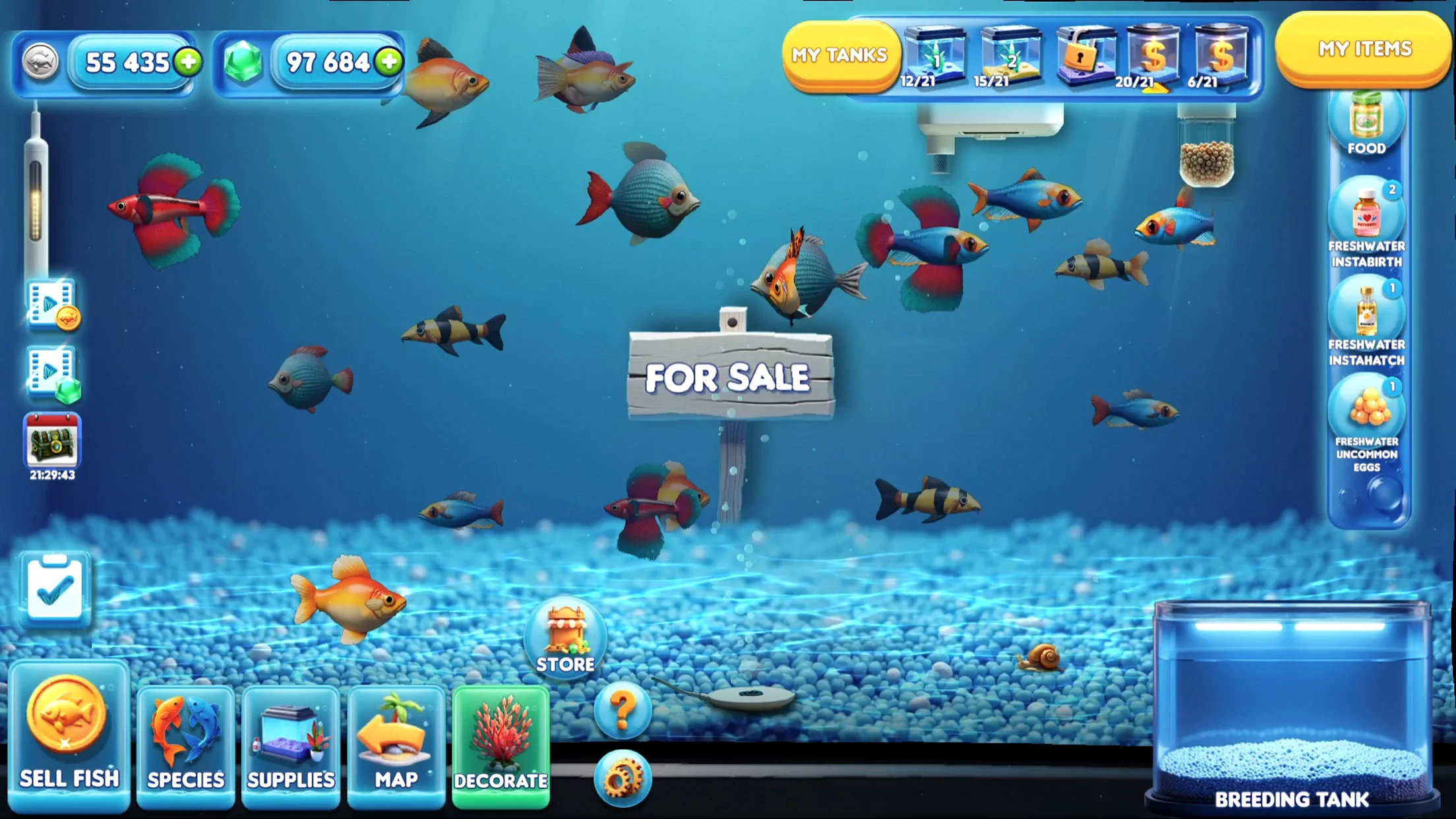 Fish Tycoon 3 Virtual Aquarium screenshot